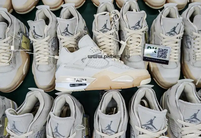 JORDAN SAIL OFF-WHITE TO READY SHIP RETRO MATERIALS RETAIL 4 0602